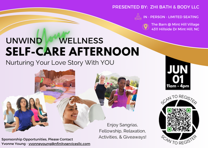 Unwind Your Wellness: Self Care Afternoon Tickets