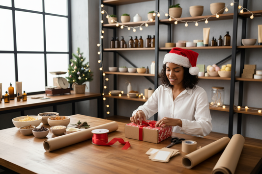 make the person diverse and the scene a skincare workshop